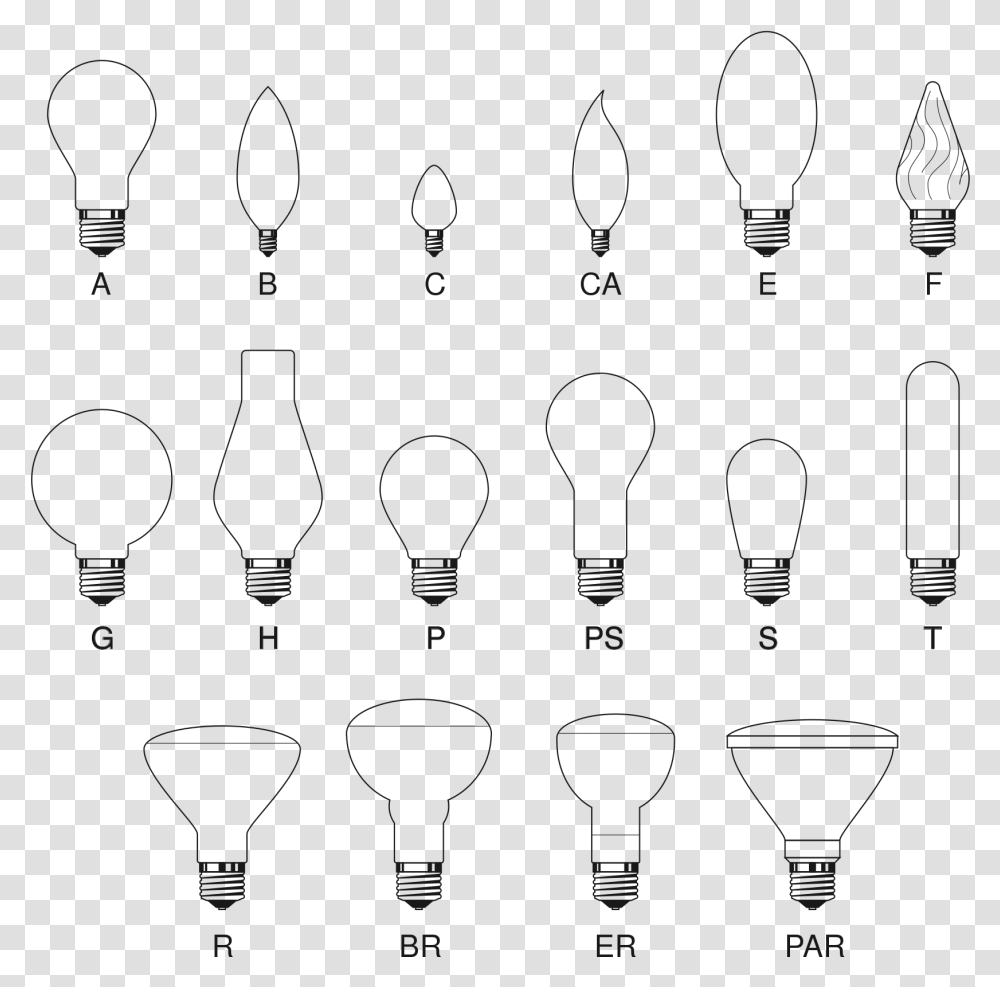 Incandescent Bulb Shapes, Light, Lightbulb, Glass, Lighting Transparent Png