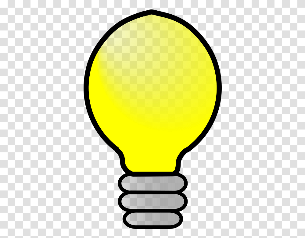 Incandescent Light Bulb Clip Art Lampada Amarela, Lightbulb, Balloon, Lighting Transparent Png