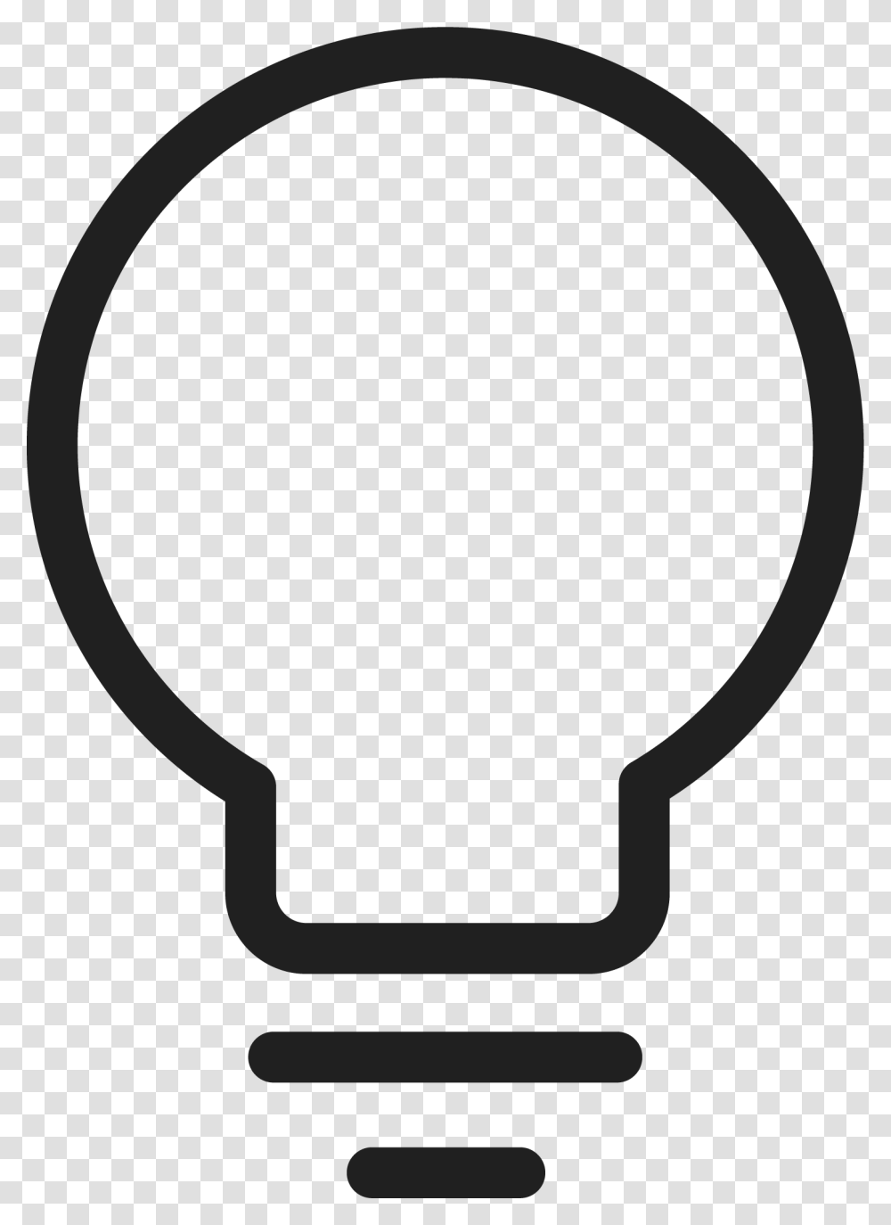 Incandescent Light Bulb Clipart Download Circle, Lightbulb, Stencil Transparent Png