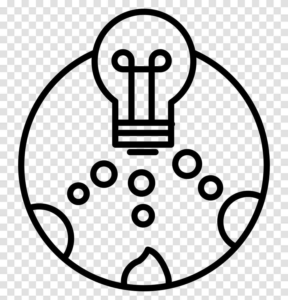 Incandescent Light Bulb, Stencil, Label Transparent Png