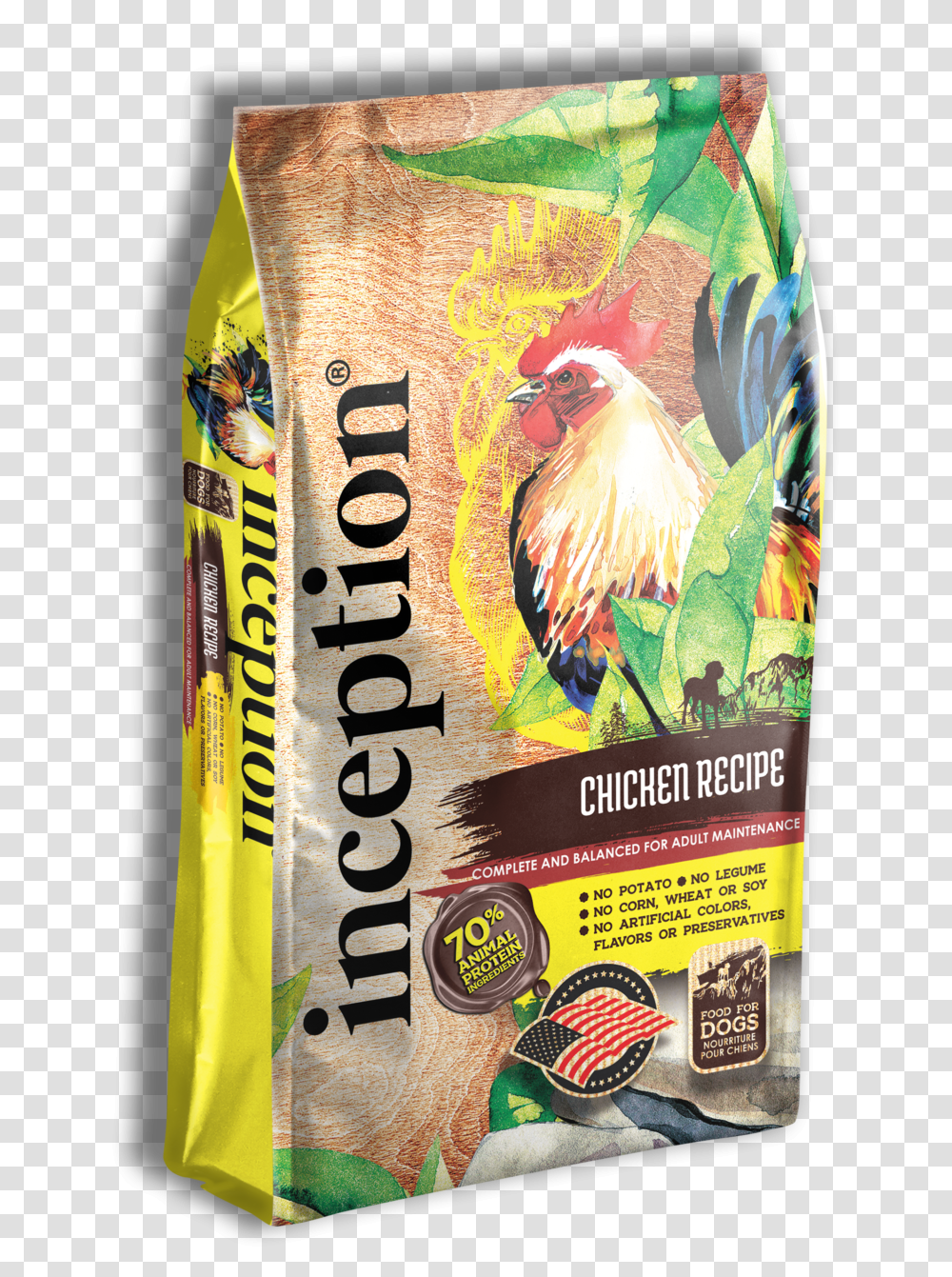 Inception Dog Chicken, Advertisement, Bird, Animal, Poster Transparent Png