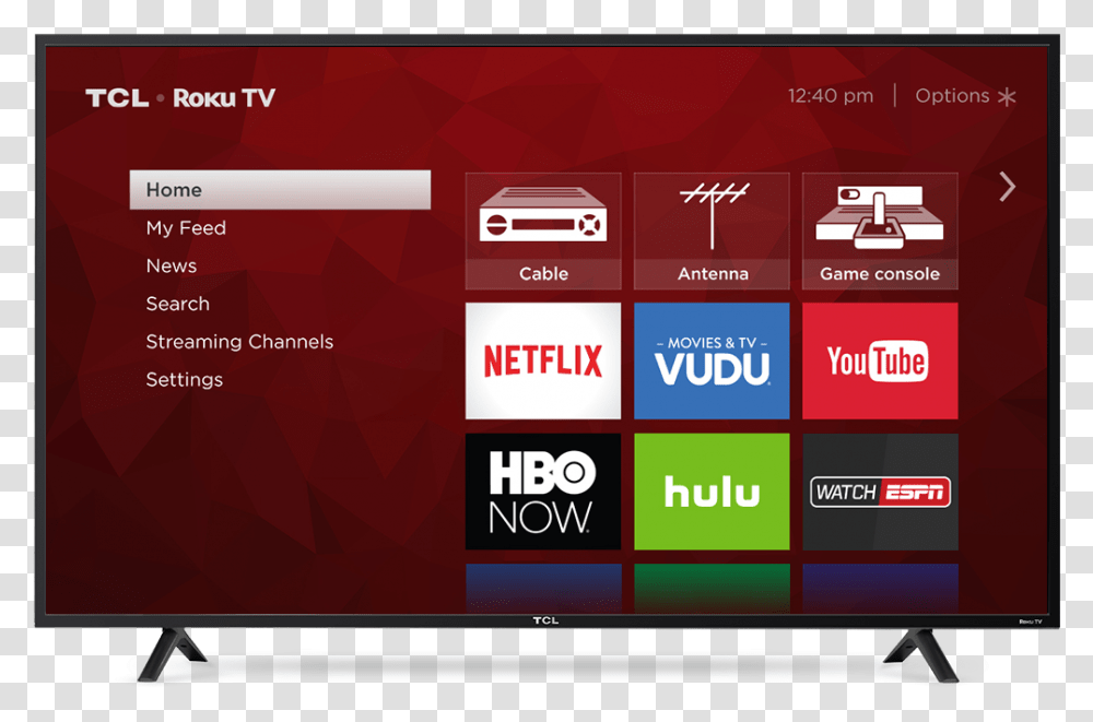 Inch 4k Roku Tv, Monitor, Screen, Electronics, Display Transparent Png