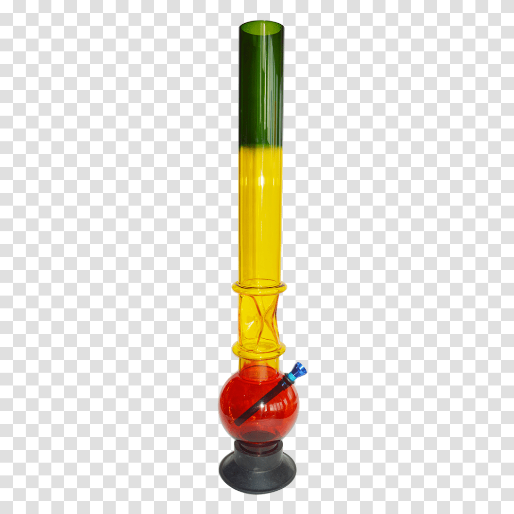 Inch Acrylic Bong Rasta Color Bowl Design Acrylic Ice Bong, Weapon, Weaponry, Transportation, Vehicle Transparent Png