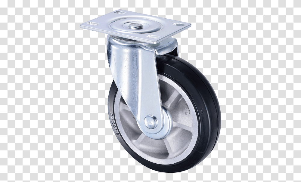 Inch Aluminum Rim Rubber Heavy Duty Swivel Caster Heavy Duty Wheel Roller, Spoke, Machine, Alloy Wheel, Sink Faucet Transparent Png