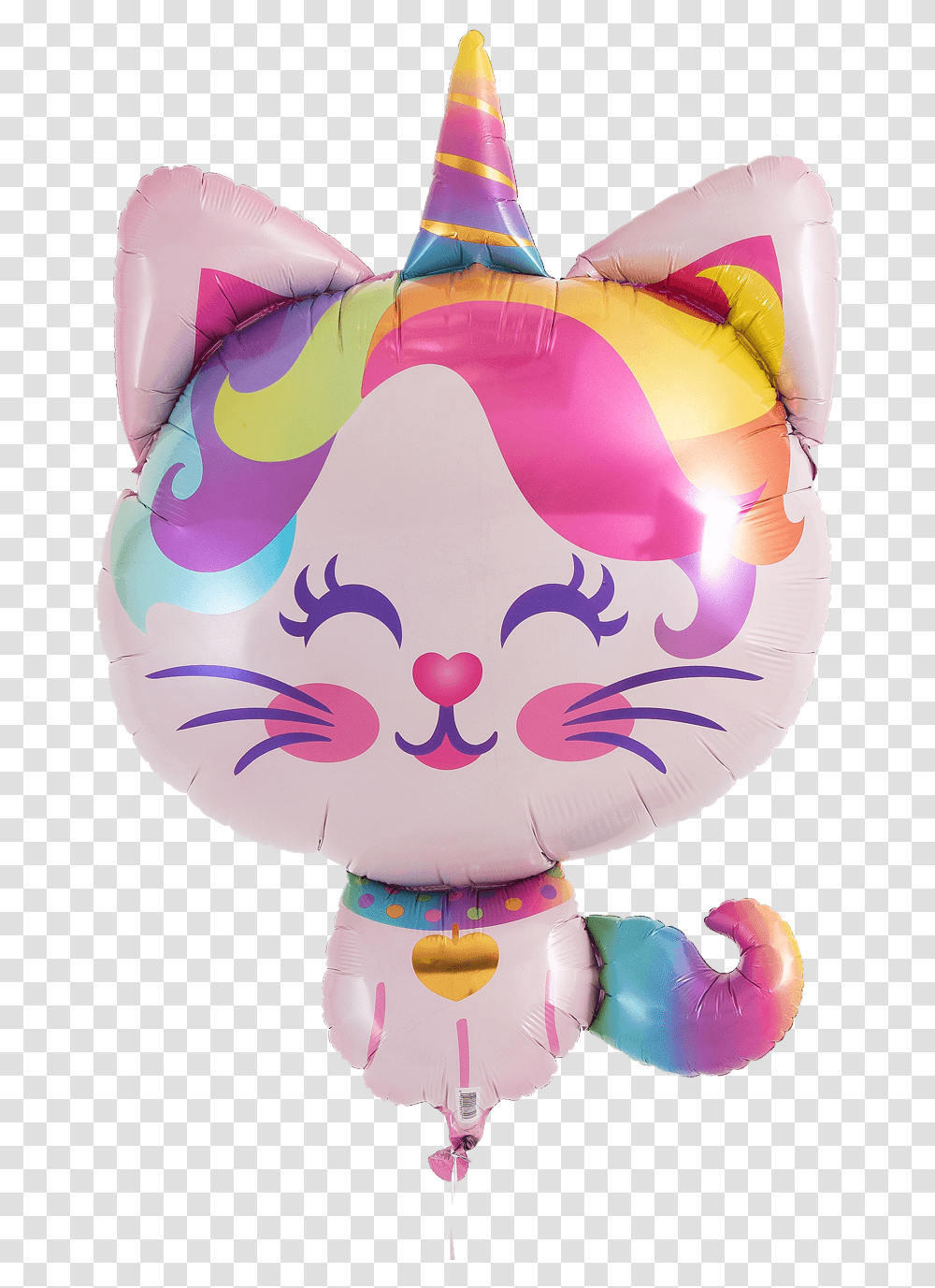 Inch Caticorn Supershape Balloon This Is A Cross Cat, Toy, Doll Transparent Png