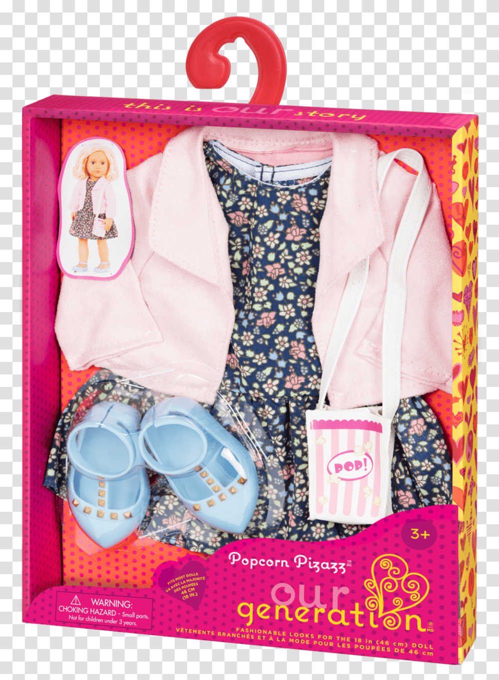 Inch Doll Outfit Packaging Our Generation, Tie, Accessories, Footwear Transparent Png