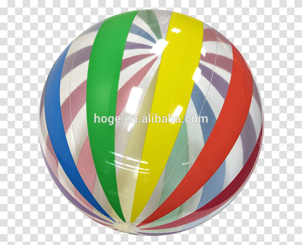 Inch Inflatable Jumbo Rainbow Beach Balls Inflatable, Balloon, Sphere, Transportation, Aircraft Transparent Png