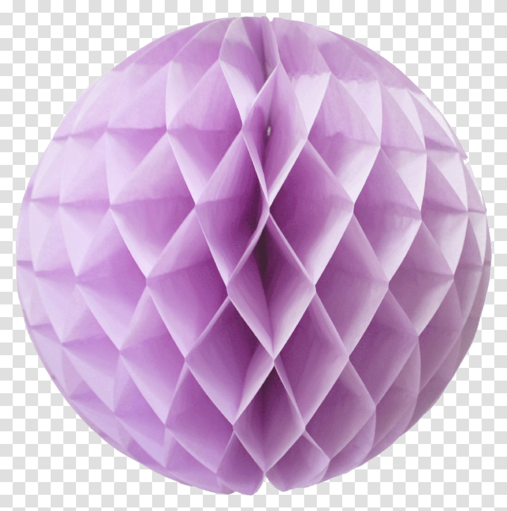 Inch Lavender Honeycomb Lanterns Paper Ball Decor, Diamond, Gemstone, Jewelry, Accessories Transparent Png