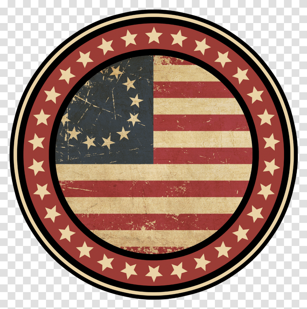 Inch Pack Of Mini Betsy Ross Flag Decals Betsy Ross Flag Icon, Rug, Label Transparent Png