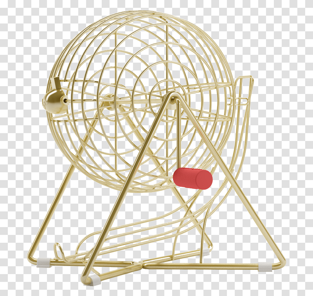 Inch Professional Use Bingo Cage Luxury Gold Mr Chips Bingo Ball In Cage, Sphere, Chair, Furniture, Astronomy Transparent Png