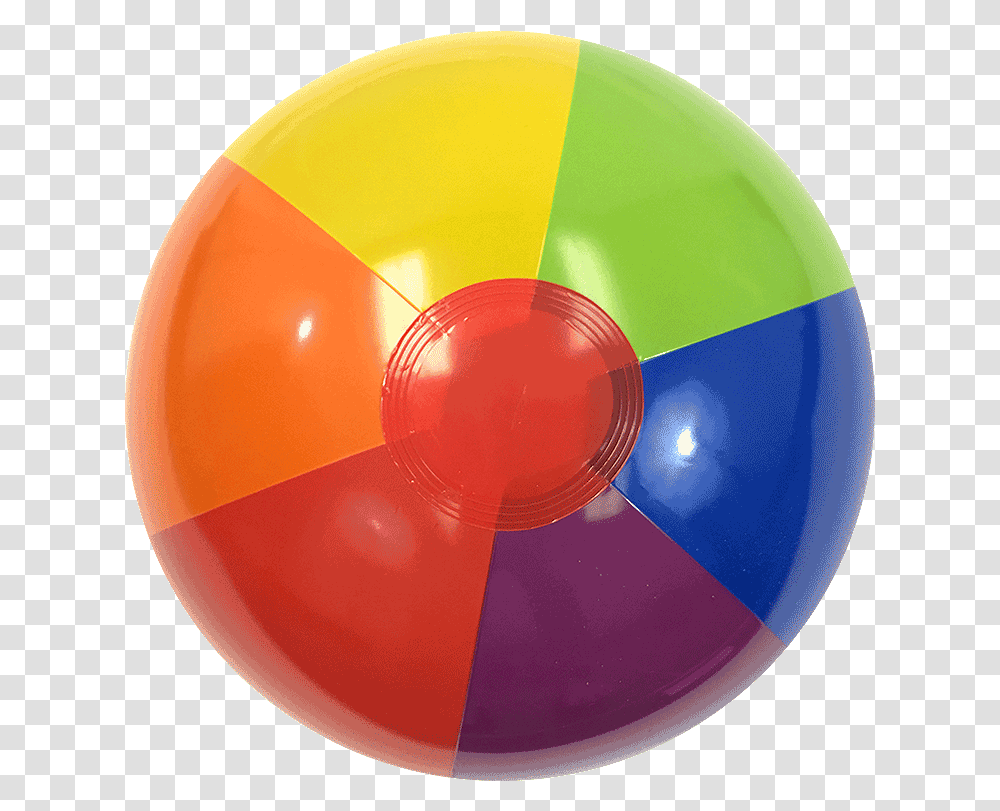 Inch Rainbow Bright Beach Balls Circle, Sphere, Balloon Transparent Png