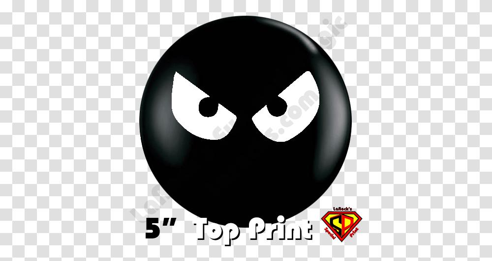 Inch Round Evil Eyes Top Print Balloons By Juan Gonzales Qualatex 100ct Smiley, Symbol, Batman Logo Transparent Png