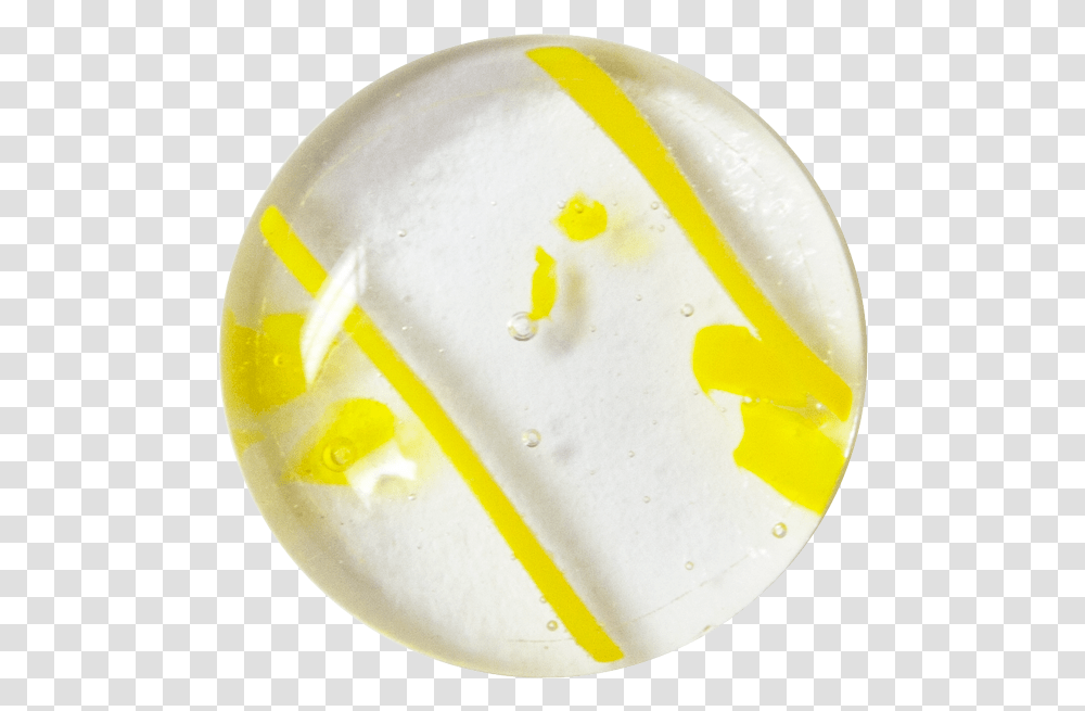 Inch Round Yellow Confetti On Clear Fused Circle, Egg, Food, Beverage, Drink Transparent Png