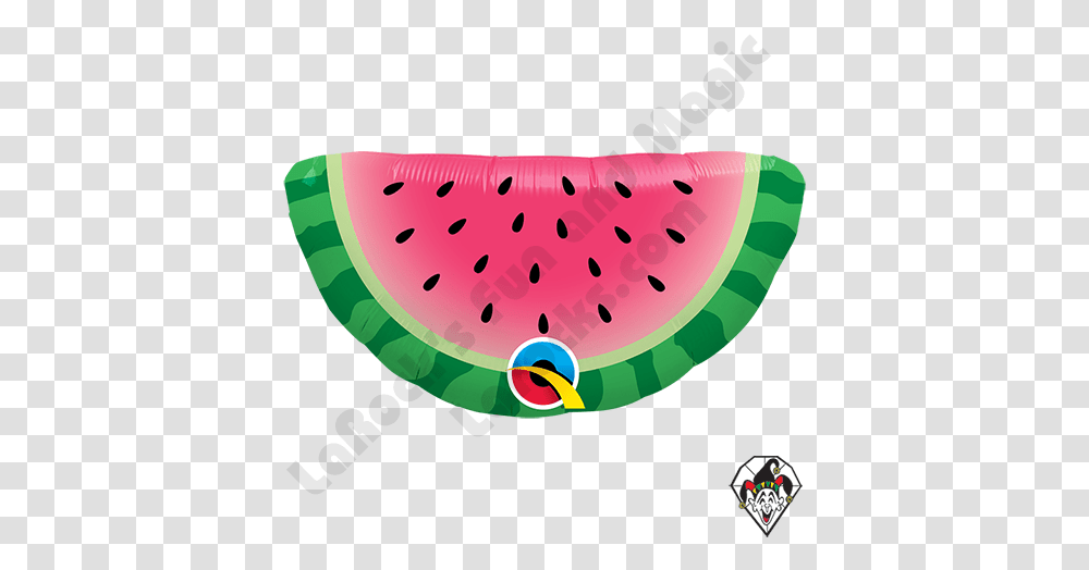 Inch Shape Watermelon Slice Foil Balloon Qualatex 1ct Watermelon, Plant, Fruit, Food Transparent Png