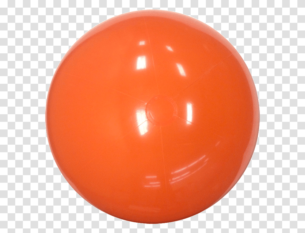 Inch Solid Orange Beach Balls Sphere, Balloon Transparent Png