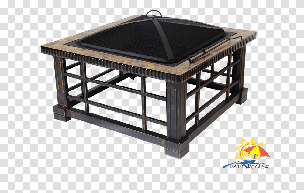 Inch Square Backyard Me Tal Stove Firepit Fire Table Fireplace, Architecture, Building, Lighting, Window Transparent Png