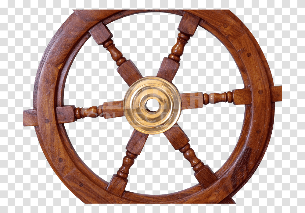 Inch Sw By Medieval Collectibles Item Wooden Steering Wheel Ship, Cross Transparent Png