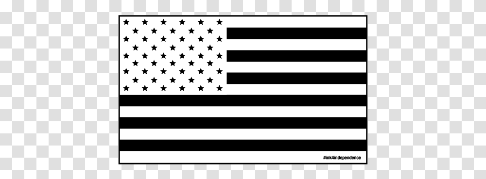 Inch X 5 Inch Reversed Black And White American Flag Guitar String, Rug, Number Transparent Png