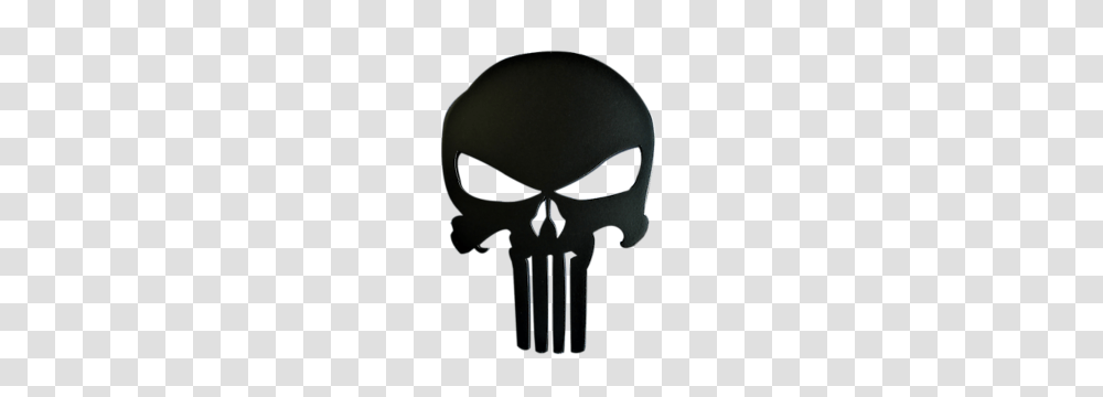 Inches Car Grille Badge Emblem Billet The Punisher Logo Matte, Helmet, Apparel, Alien Transparent Png