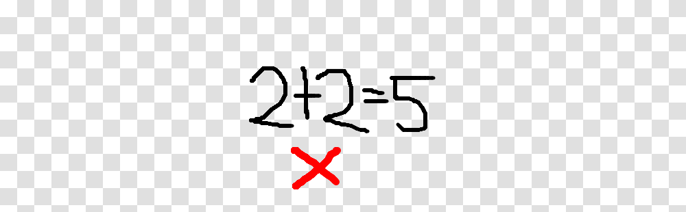 Incorrect Math Equation Drawing, Outdoors, Word Transparent Png
