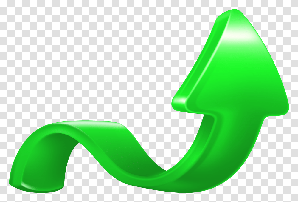 Increase Arrow Clip Increase Clipart, Green, Recycling Symbol Transparent Png