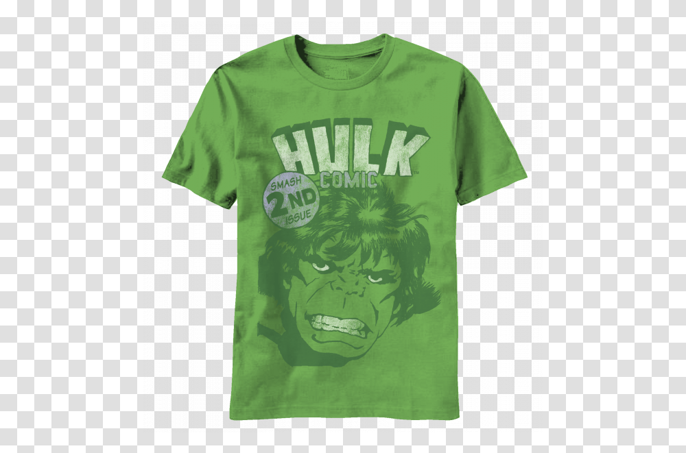 Incredible Hulk Smash 2nd Issue Cover T Shirt Youth Lego Star Wars Boba Lego Face, Apparel, T-Shirt Transparent Png