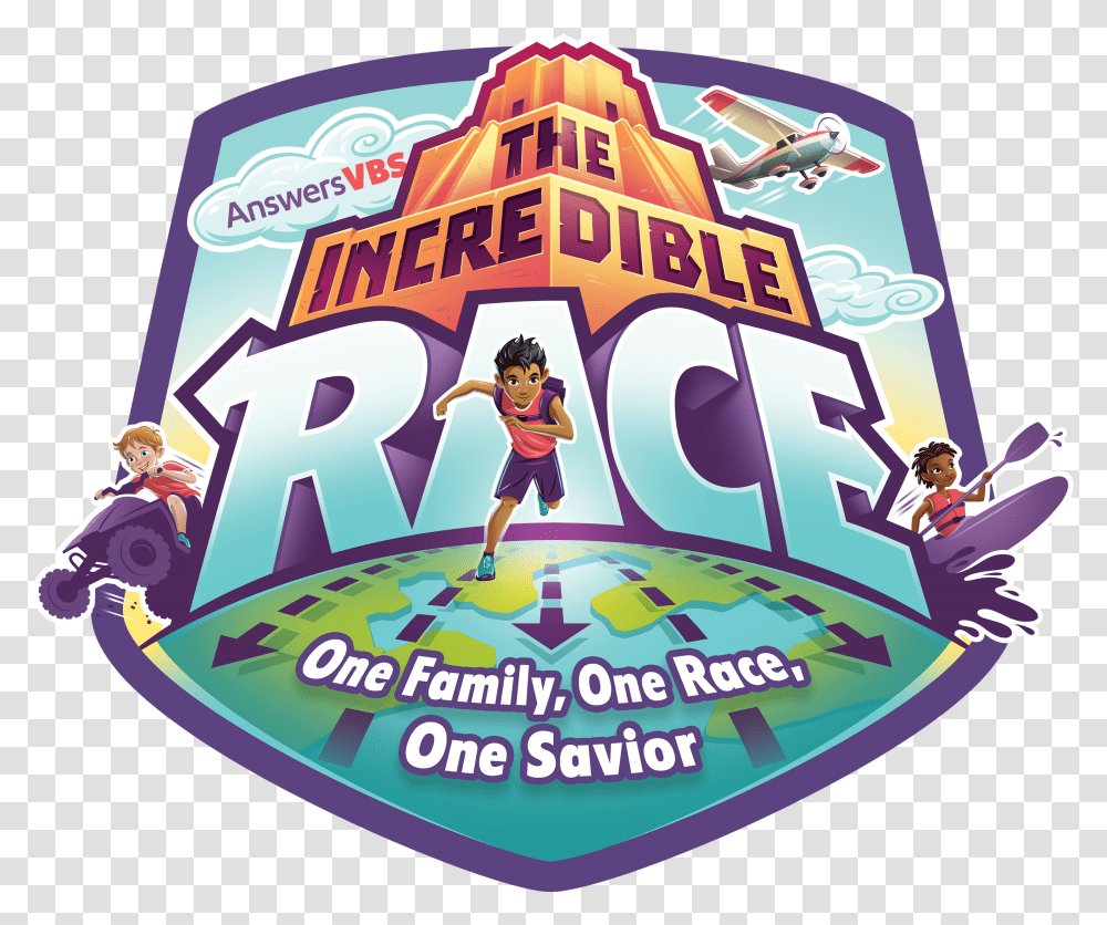 Incredible Race Resources Answersvbs 2019 Poster, Person, Leisure Activities, Purple, Dvd Transparent Png