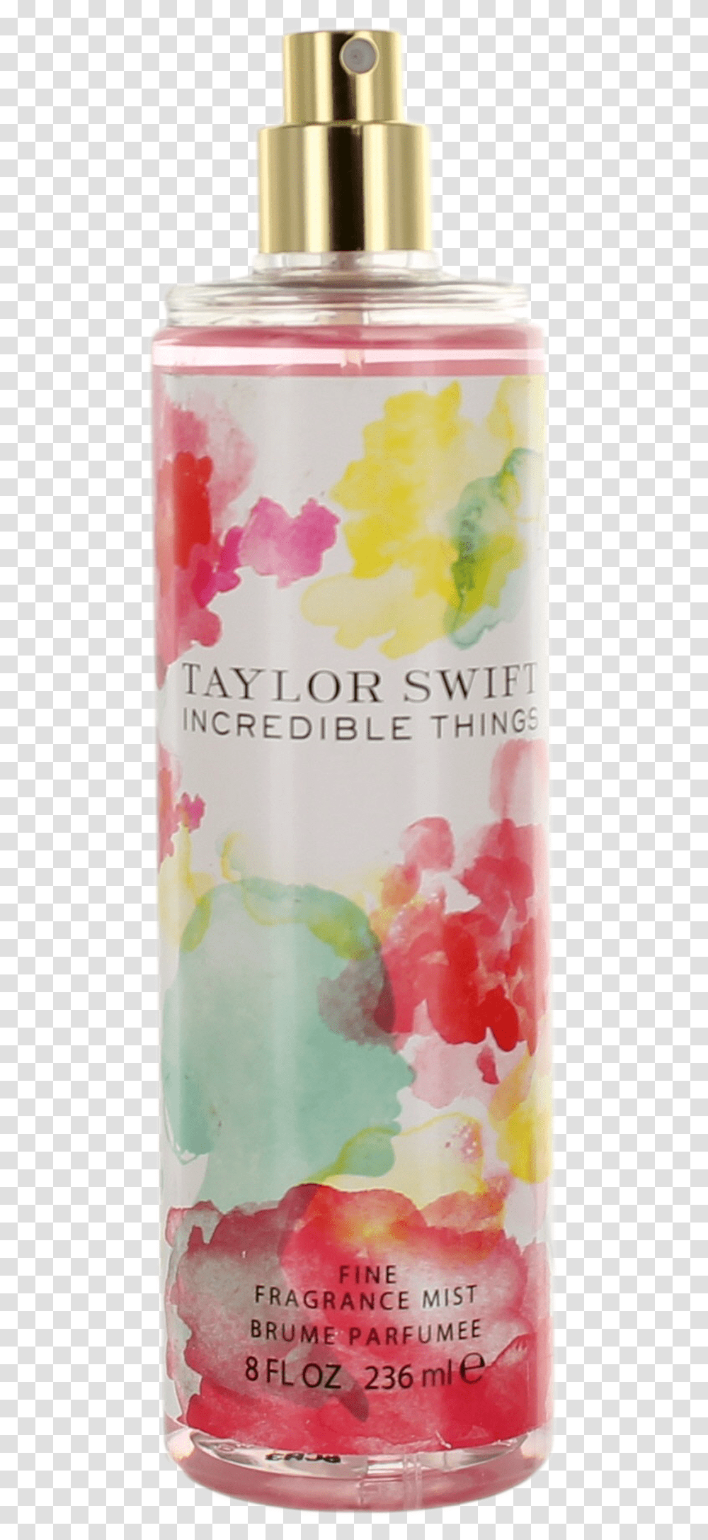Incredible Things By Taylor Swift For Women Body Mist Watercolor Paint, Tin, Aluminium, Can, Food Transparent Png