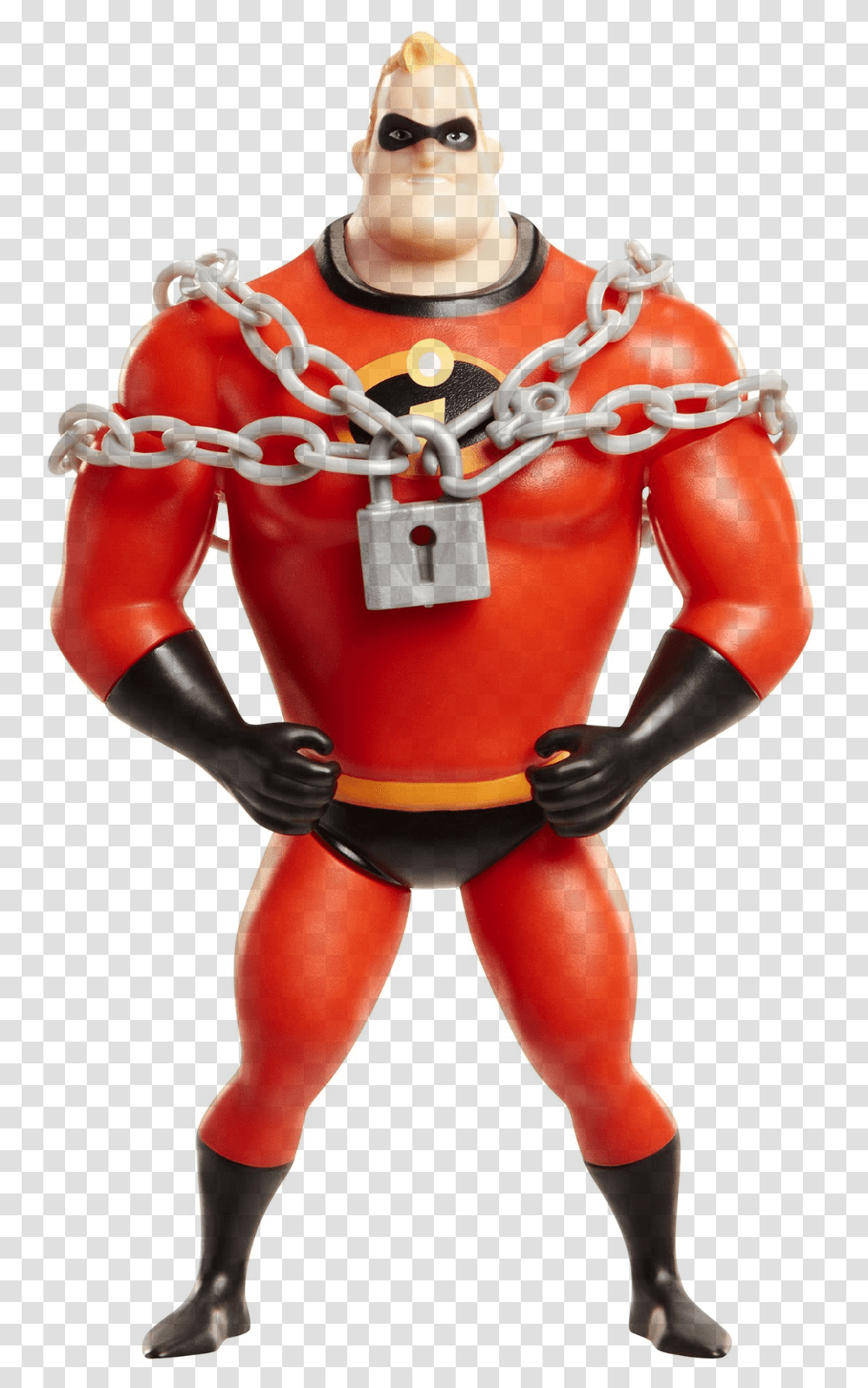 Incredibles 2 Chain Bustin Mr Incredible, Person, Human, Robot, Light Transparent Png