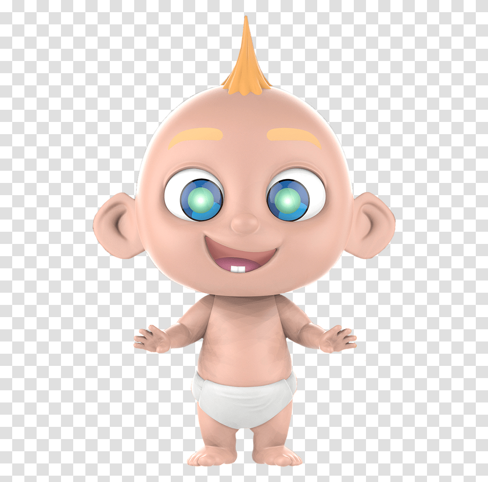 Incredibles 2 Jack Jack Cosbaby Laser Eyes, Diaper, Doll, Toy, Head Transparent Png