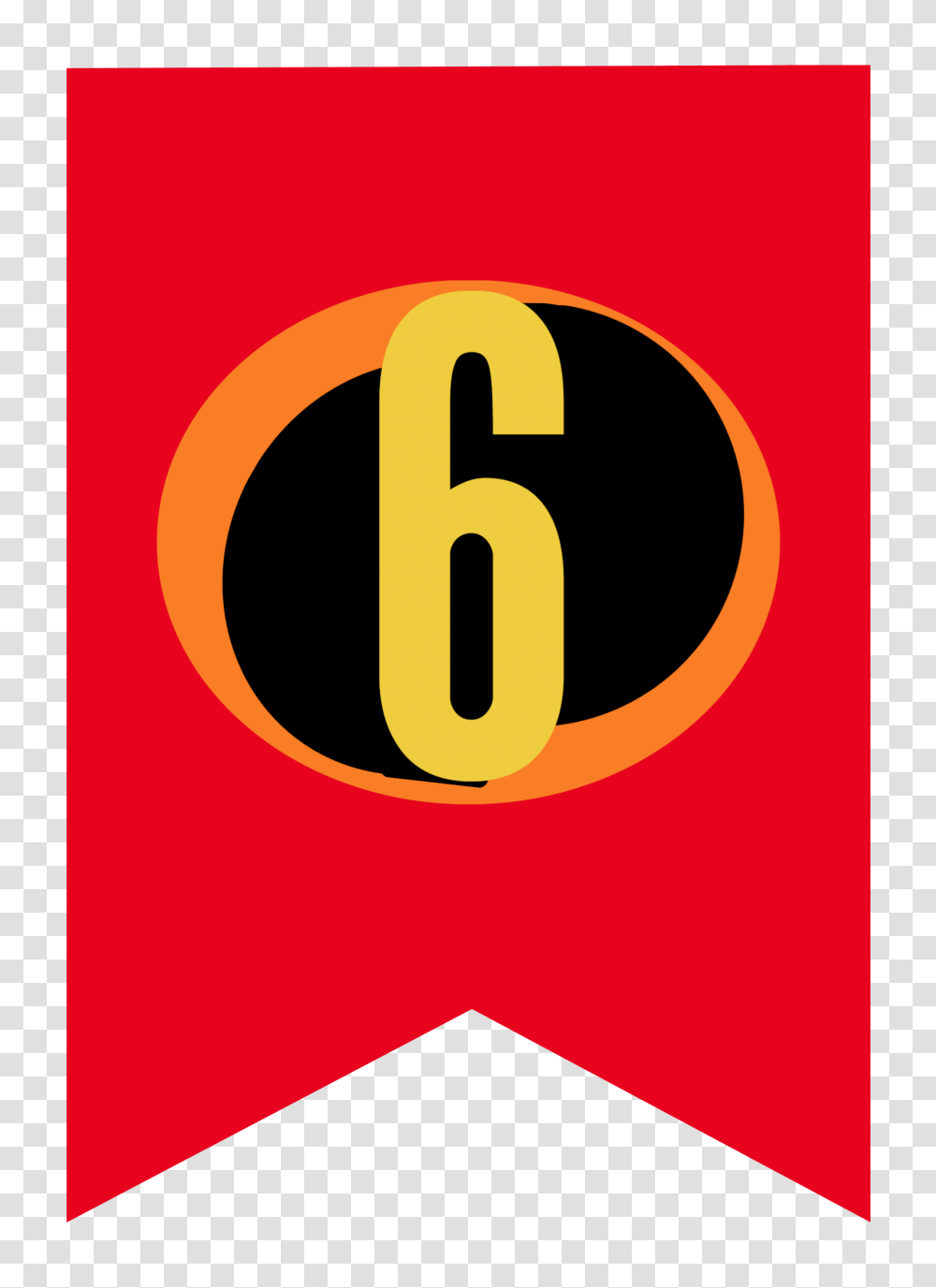 Incredibles Theme Party Banner Free Printable, Number, Poster Transparent Png
