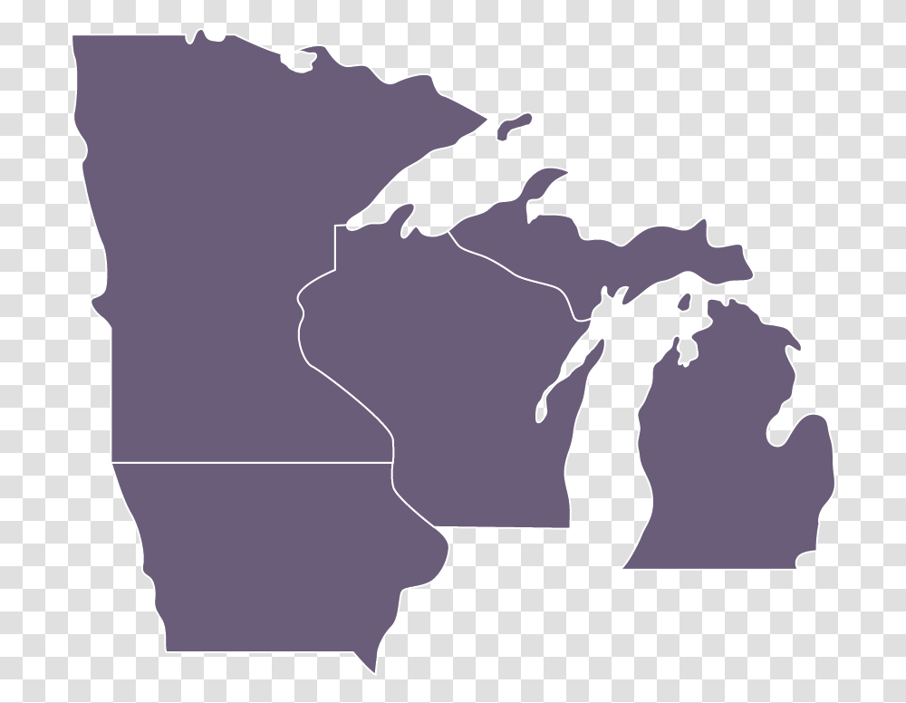 Ind Regions State Of Michigan Vector, Map, Diagram, Plot, Atlas Transparent Png