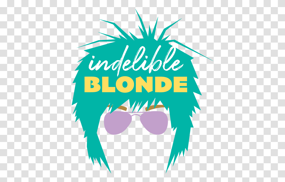 Indelible Blonde Graphic Design, Sunglasses Transparent Png