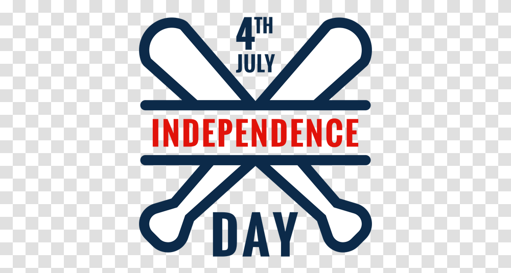Independence Day Baseball Bats Icon & Svg Language, Label, Text, Logo, Symbol Transparent Png