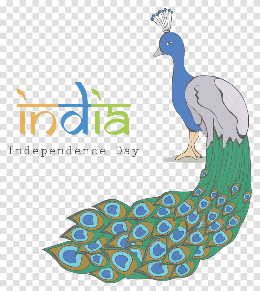 Independence Day Image Republic Day White Background, Peacock, Bird, Animal Transparent Png