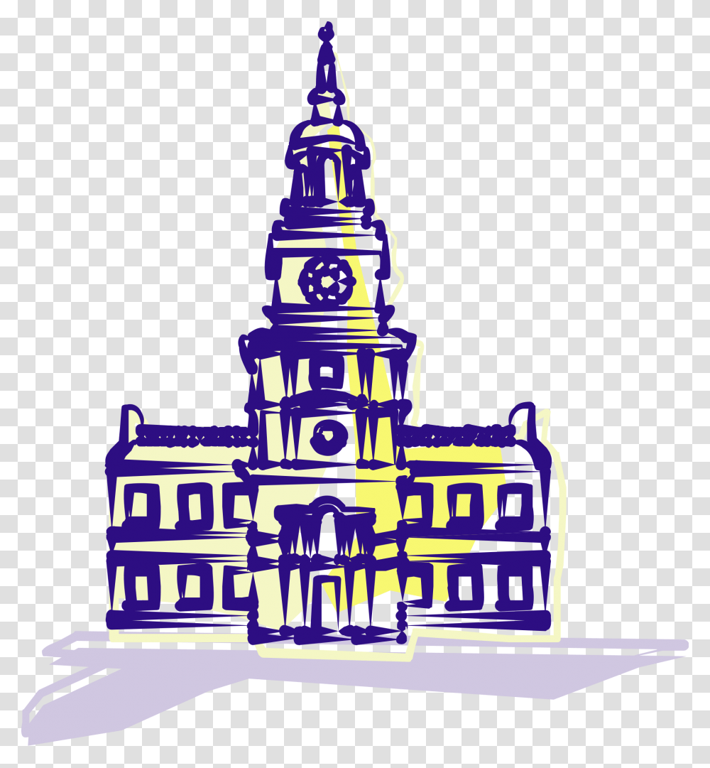 Independence Hall Clip Art, Vehicle, Transportation, Urban, Architecture Transparent Png