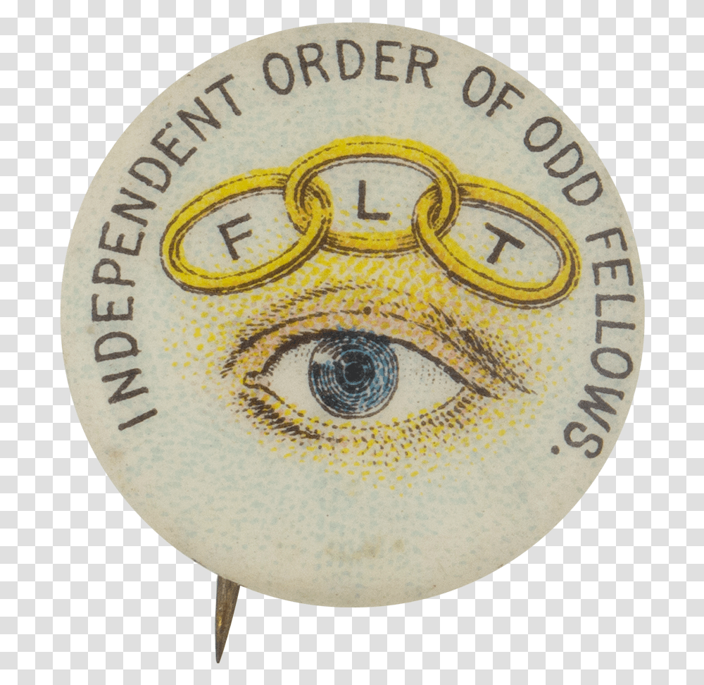 Independent Order Of Odd Fellows Club Button Museum Order Of Oddfellows Pin, Logo, Trademark, Badge Transparent Png