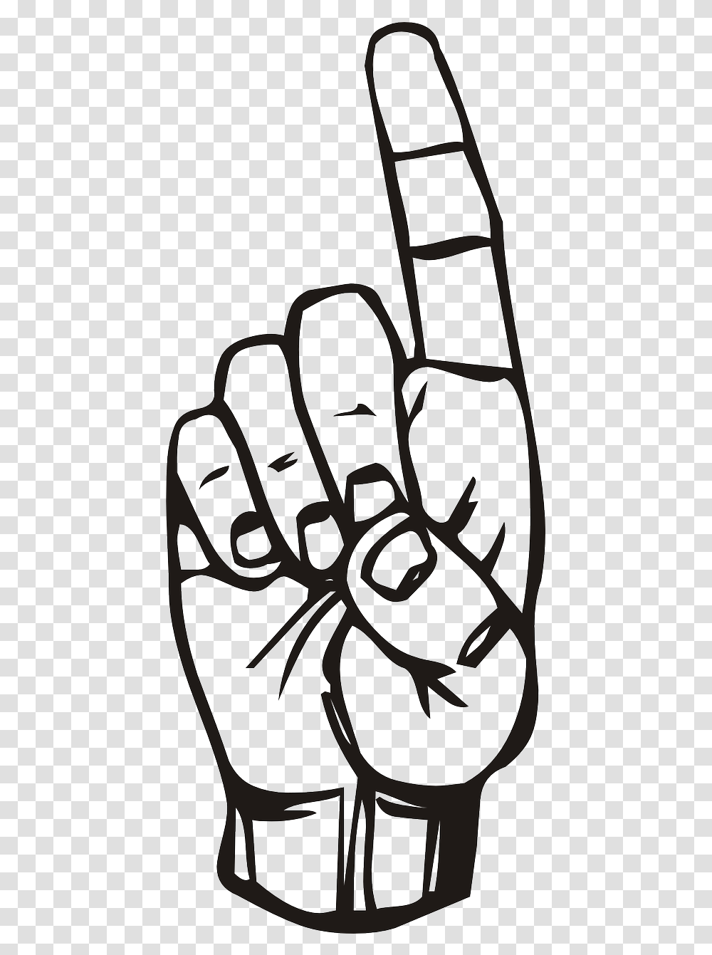Index Finger Clipart Black And White, Machine, Leisure Activities Transparent Png
