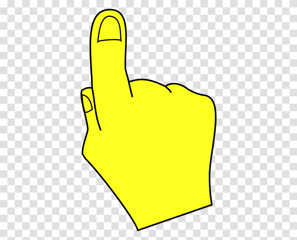 Index Finger Hand Pointing, Apparel, Silhouette Transparent Png