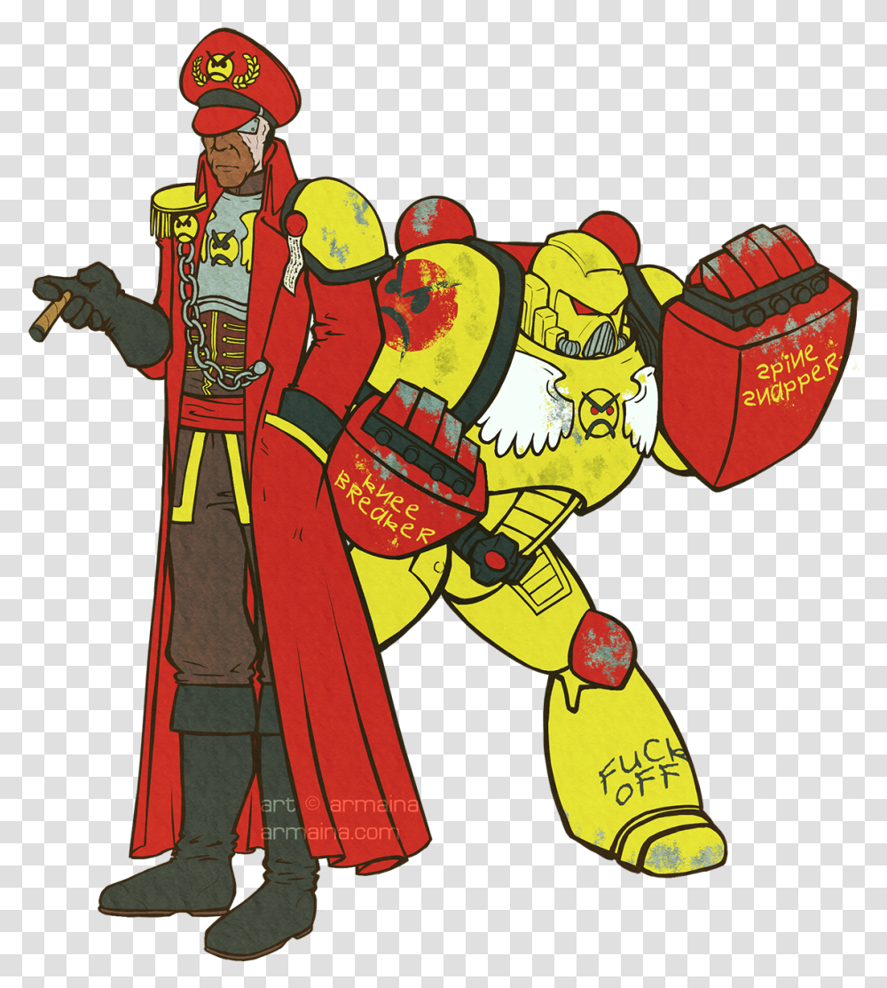 Index Of Archive2018 Angry Marines Commissar Fuklaw, Person, Human, Knight, Clothing Transparent Png