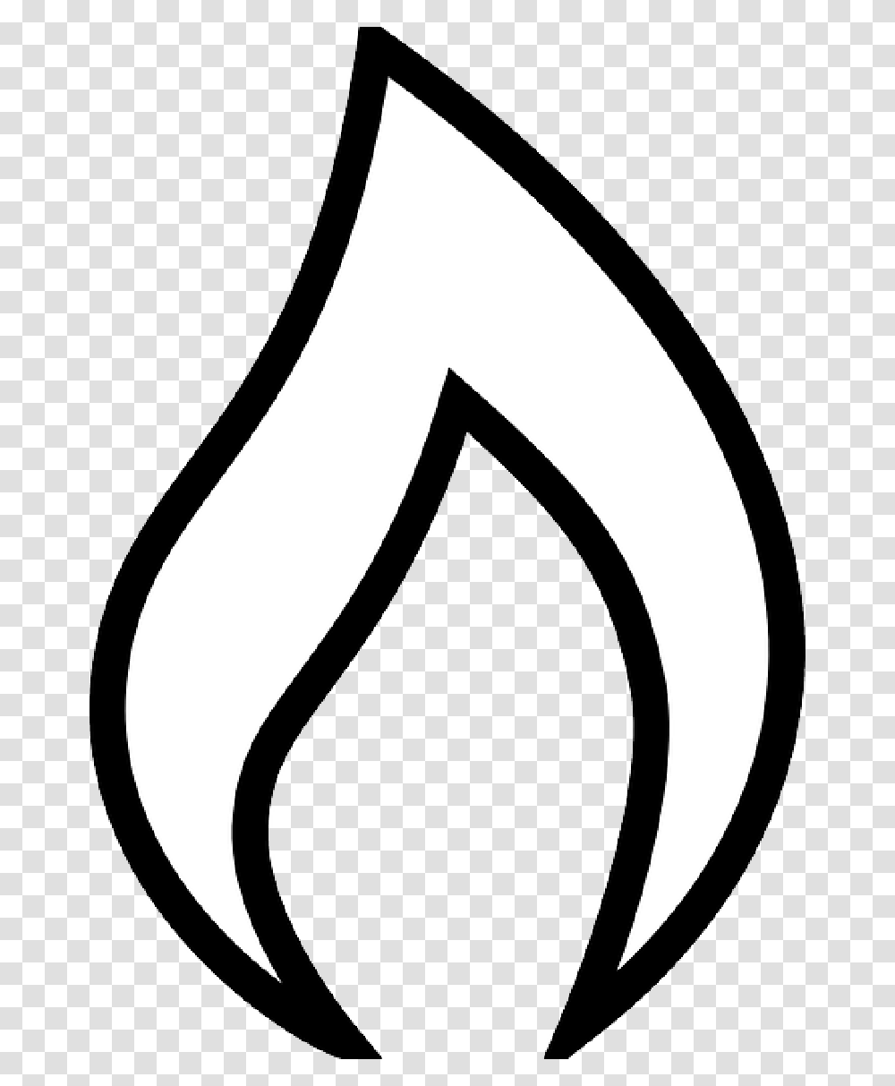 Index Of Candle Flame Clipart Black And White, Stencil, Symbol, Logo, Trademark Transparent Png