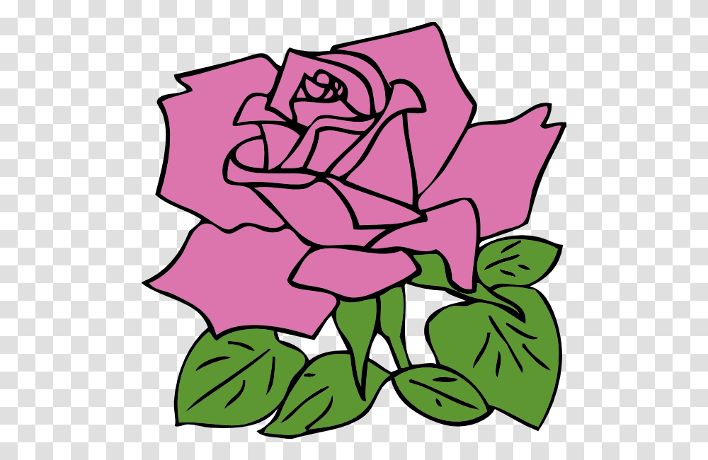 Index Of Imagesdesenhosdesenhos Derosas Pink Rose In Clipart, Graphics, Floral Design, Pattern, Leaf Transparent Png