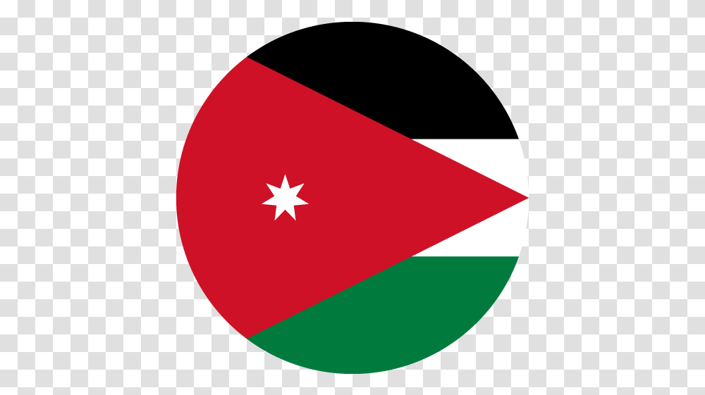 Index Of Imgflag Jordan Circle Flag, Symbol, First Aid, Star Symbol, Logo Transparent Png