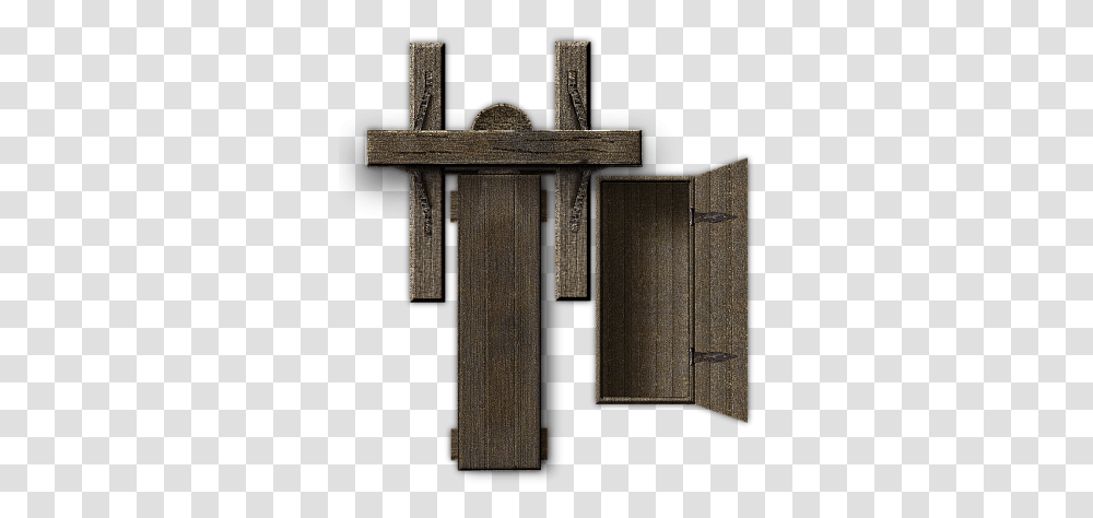 Index Of Mappingobjectsitemspunishmentguillotine Plywood, Cross, Symbol, Crucifix, Interior Design Transparent Png