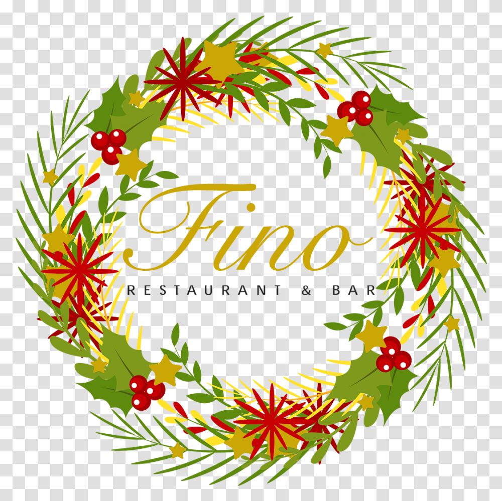 Index Of Wp Contentuploads201812 Background Merry Christmas Wreath Clipart, Graphics, Plant, Text, Tree Transparent Png