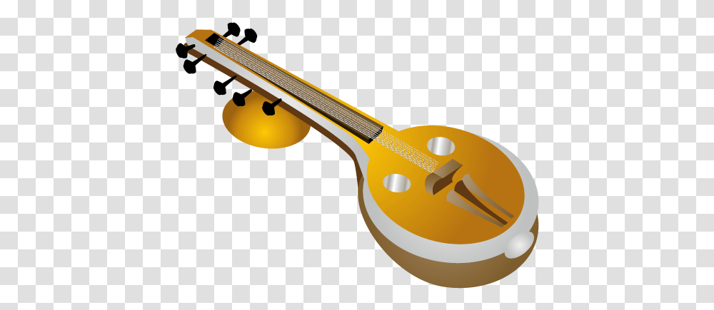 India Clipart Music Instrument Instrument Veena Vector, Mandolin, Musical Instrument, Lute, Guitar Transparent Png