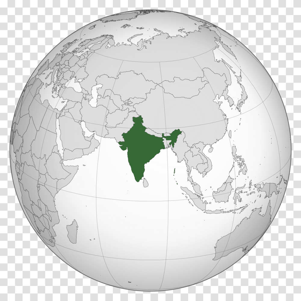 India Globe South Asia, Soccer Ball, Football, Team Sport, Sports Transparent Png