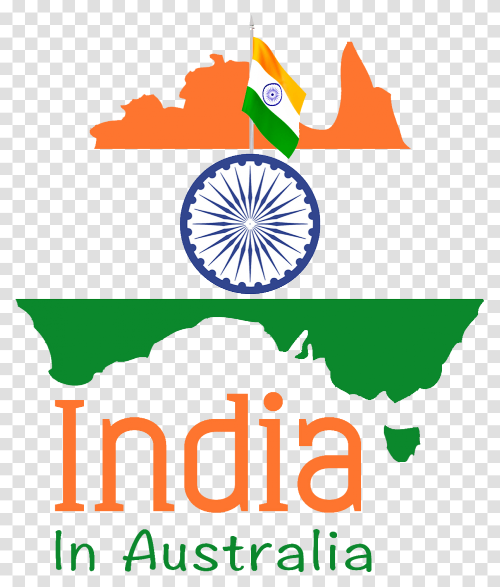 India In Australia Logo Indian Flag Circle, Trademark Transparent Png
