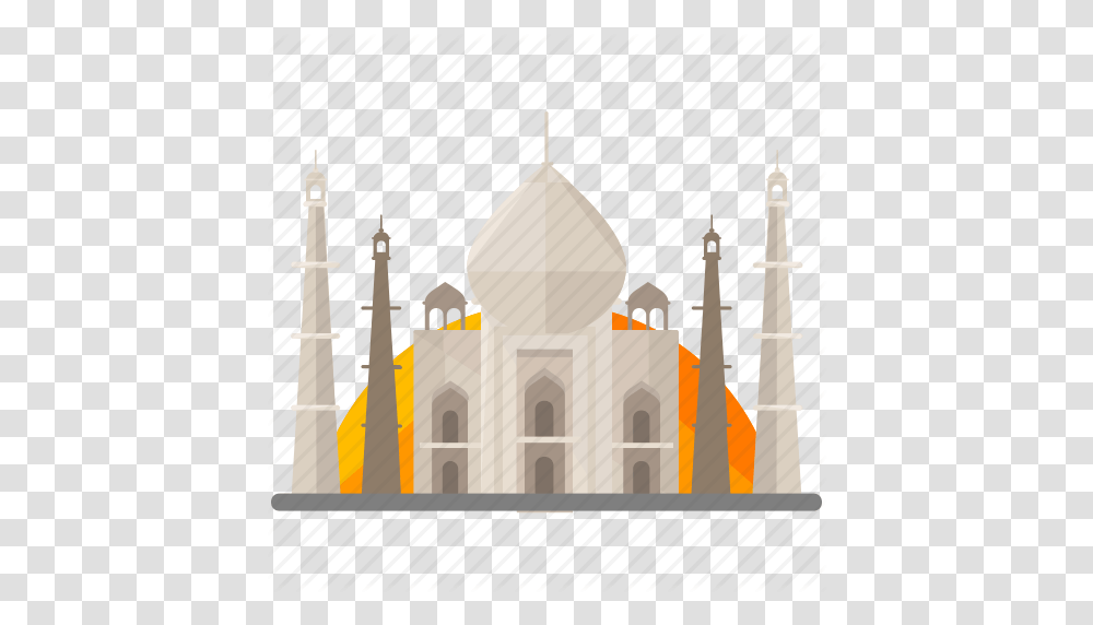 India Landmarks Mahal Taj Icon, Dome, Architecture, Building, Mosque Transparent Png