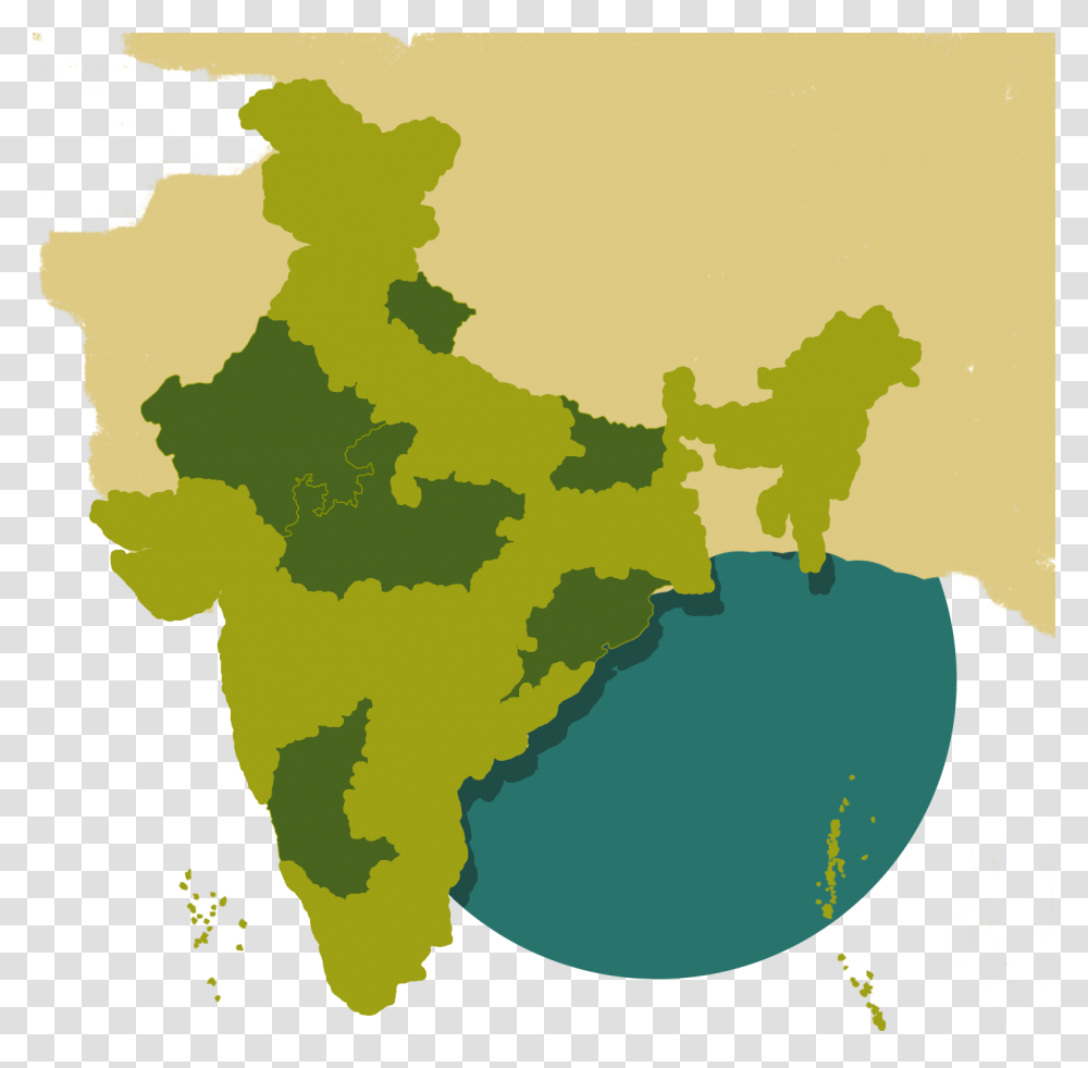 India Map Full Size India Map With States, Diagram, Plot, Atlas, Painting Transparent Png